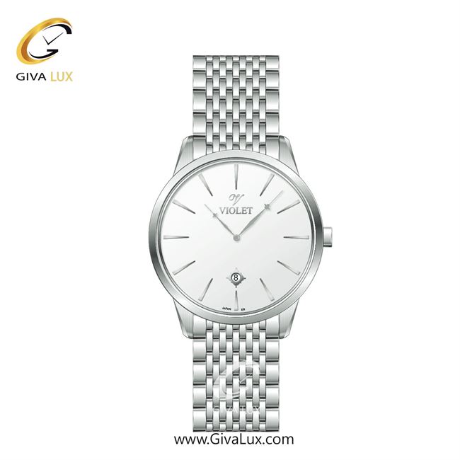 ساعت مچی اورجینال زنانه ویولت VIOLET نقره ای | نقره ای| سفید| کد رفرنس 0551